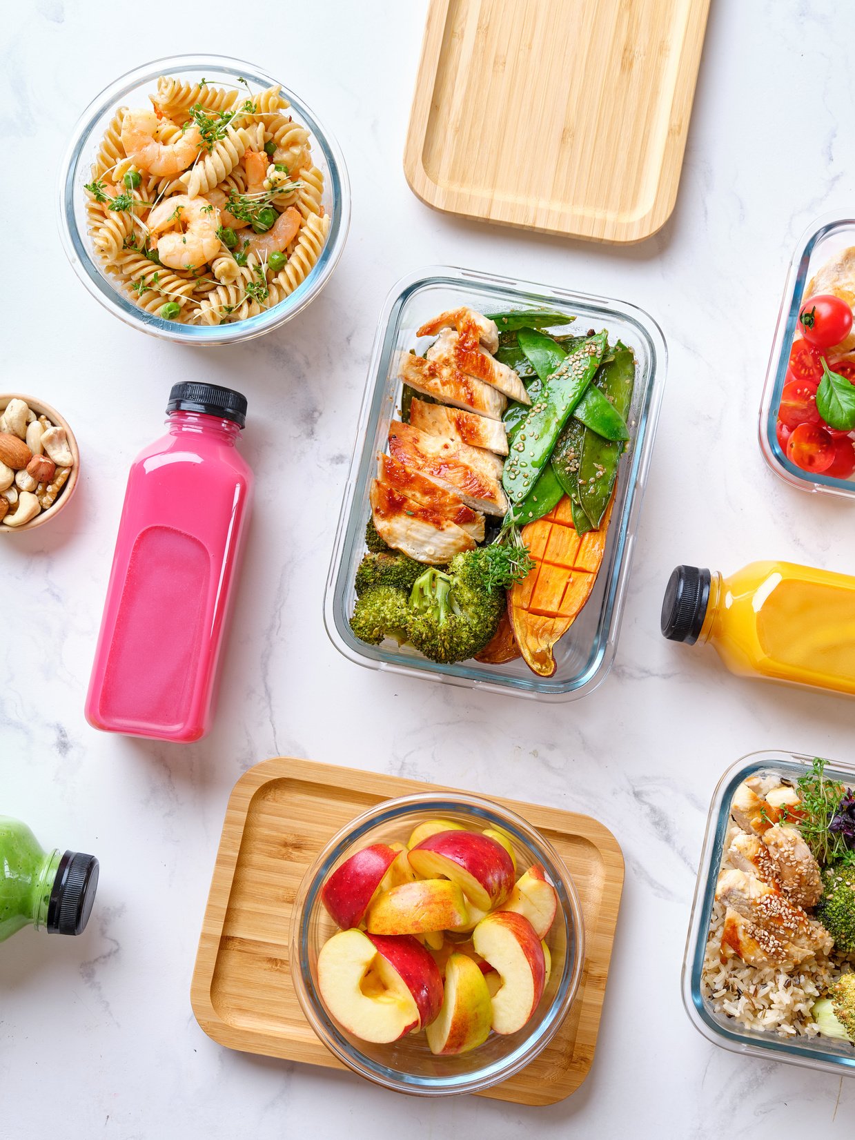 Meal Prep Flat Lay